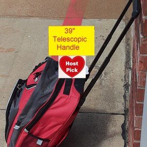 Carry On Backpack with Wheels Rolling Backpack Travel Backpack